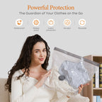 Cordless Travel Vacuum Storage Bag Set with Rechargeable Pump