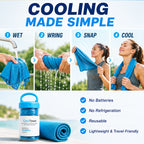 🔥🥳2026 HOT SALE!❄️Water-Activated Cooling Towel | Instant Icy-Feel Relief