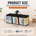 Heavy-Duty Clear Storage Bag for Clothes and Moving