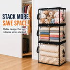 🎁 Transparent Large-Capacity Dustproof & Moisture-Proof Storage Bag – Declutter Your Home Fast ✨ (offer)