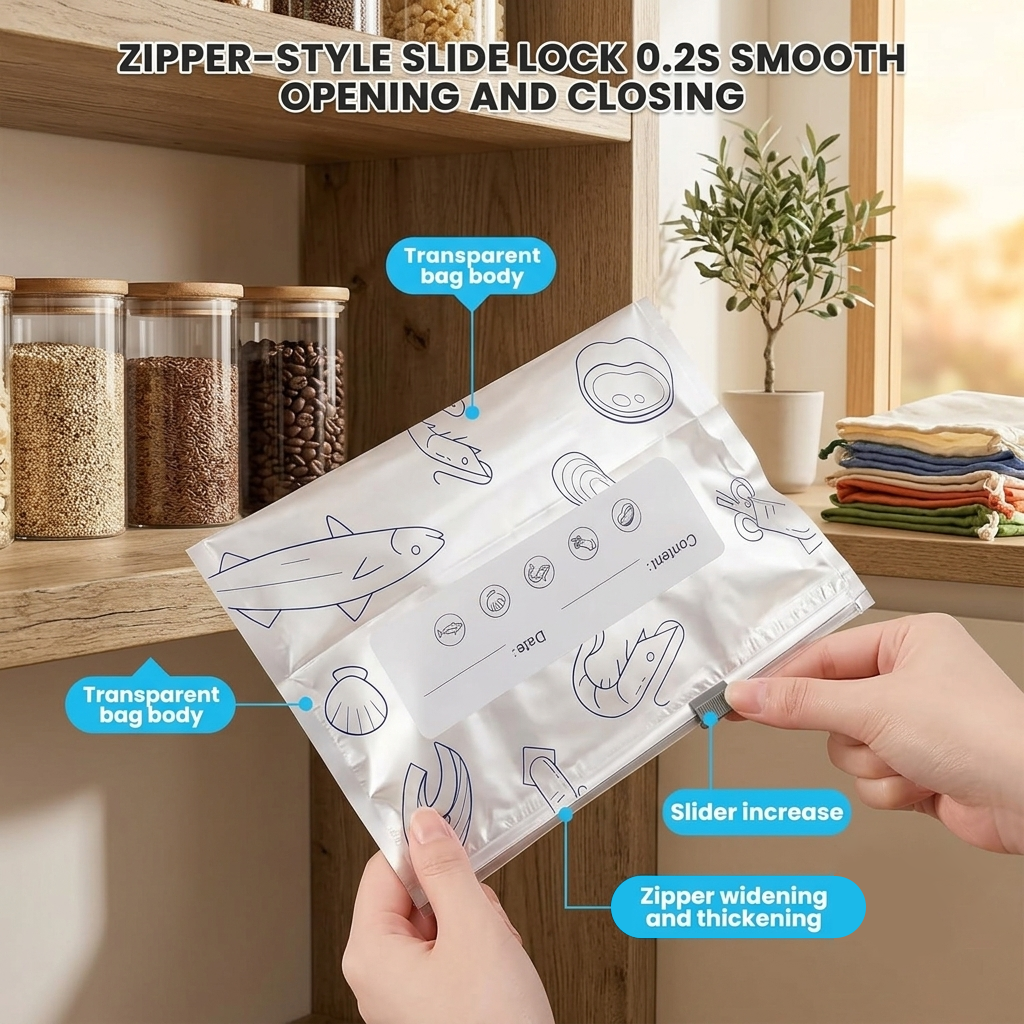 Reusable Foil Food Storage Bags - 30 PCS