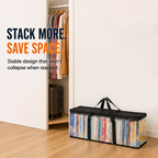 Heavy-Duty Clear Storage Bag for Clothes and Moving