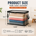 🎁💞LAST DAY 75% OFF ✨📦Large Heavy-Duty Thick Plastic Clear Storage