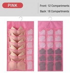 Double-Sided Hanging Lingerie Storage Organizer