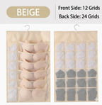 Double-Sided Hanging Lingerie Storage Organizer