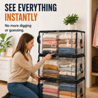🎁💞LAST DAY 75% OFF ✨📦Large Heavy-Duty Thick Plastic Clear Storage