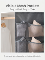 Double-Sided Hanging Lingerie Storage Organizer
