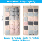 Double-Sided Hanging Lingerie Storage Organizer