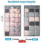 Double-Sided Hanging Lingerie Storage Organizer