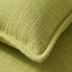 2pc Textured Linen Cushion Cover with Flange Edge